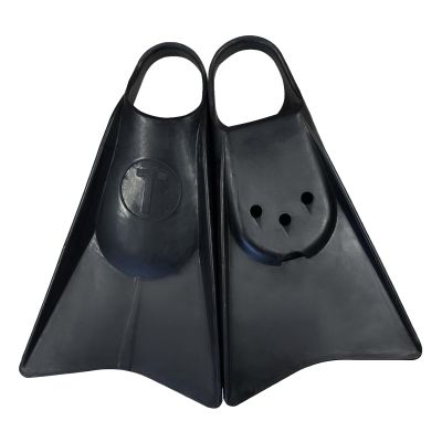 Tribe T2 Bodyboarding Swimfins - Great for Beach and Pool! Black MS