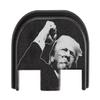 NDZ Performance Limited Edition Trump Slide Cover Back Plate for Glock Gen 5 17 19 19X 22 23 26 27 29 30 34 45 47 in 9mm 10mm .40, Black Anodized Aluminum - Trump Fight! view 3
