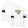 47 Men's White Jacksonville Jaguars Gridiron Premier Brex Long Sleeve T-Shirt view 1