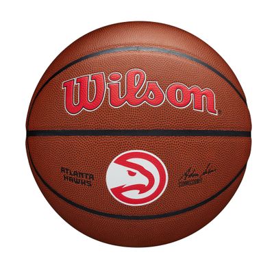 WILSON NBA Team Alliance Basketball - Atlanta Hawks, Size 7-29.5"