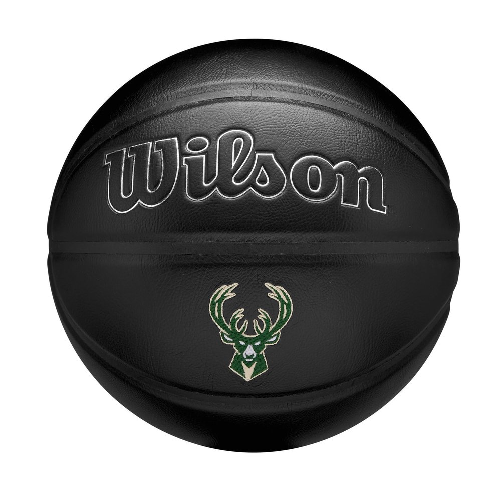 WILSON NBA Team Premiere Basketball - Milwaukee Bucks, Size 7-29.5"