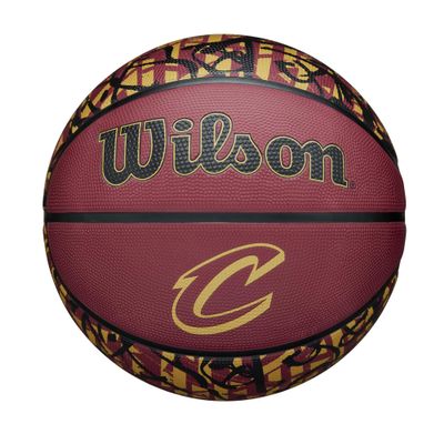 Wilson NBA Team Graffiti Basketball - Cleveland Cavaliers, Size 7-29.5"