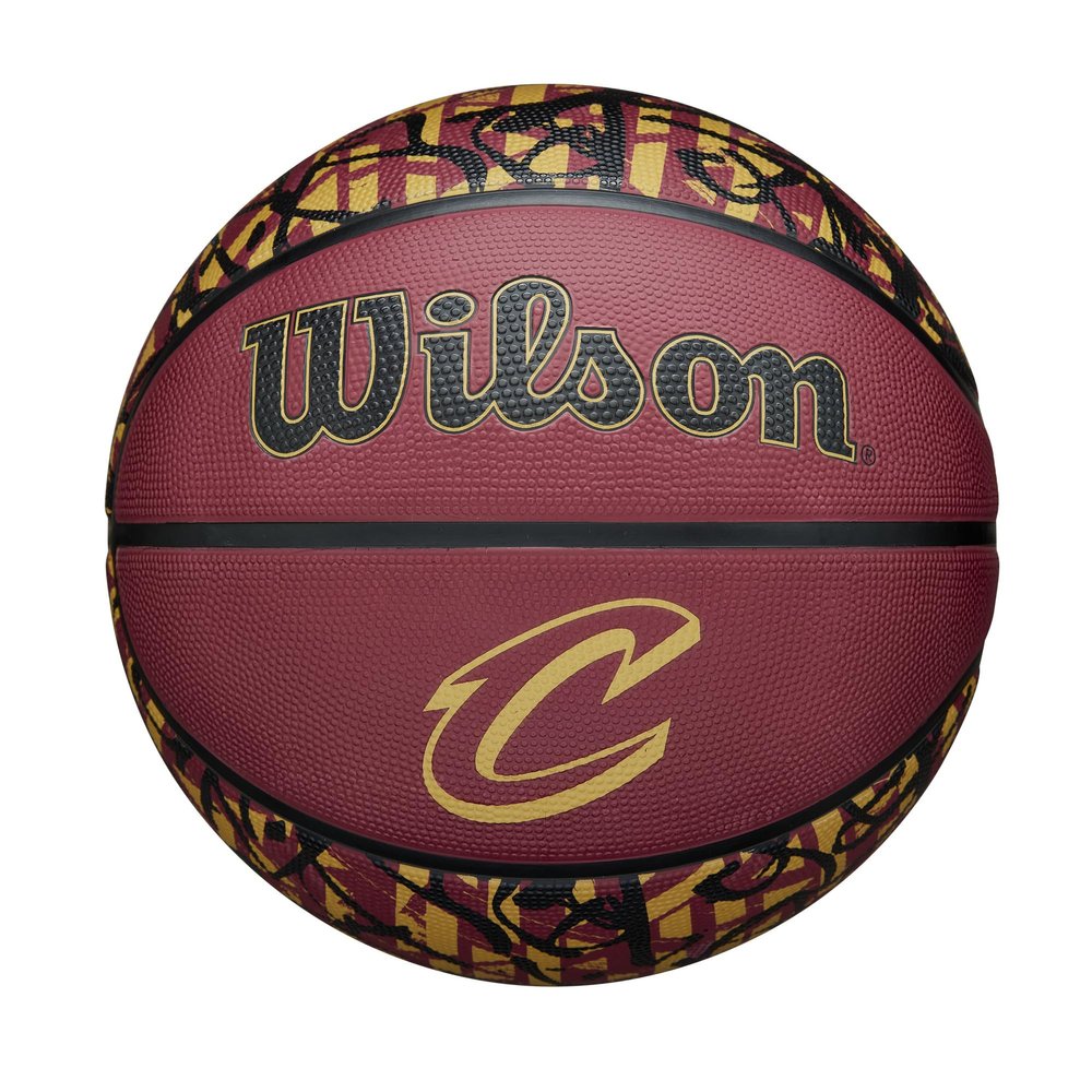 Wilson NBA Team Graffiti Basketball - Cleveland Cavaliers, Size 7-29.5"