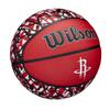 WILSON NBA Team Graffiti Basketball - Houston Rockets, Size 7-29.5" view 2