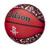 WILSON NBA Team Graffiti Basketball - Houston Rockets, Size 7-29.5" view 3
