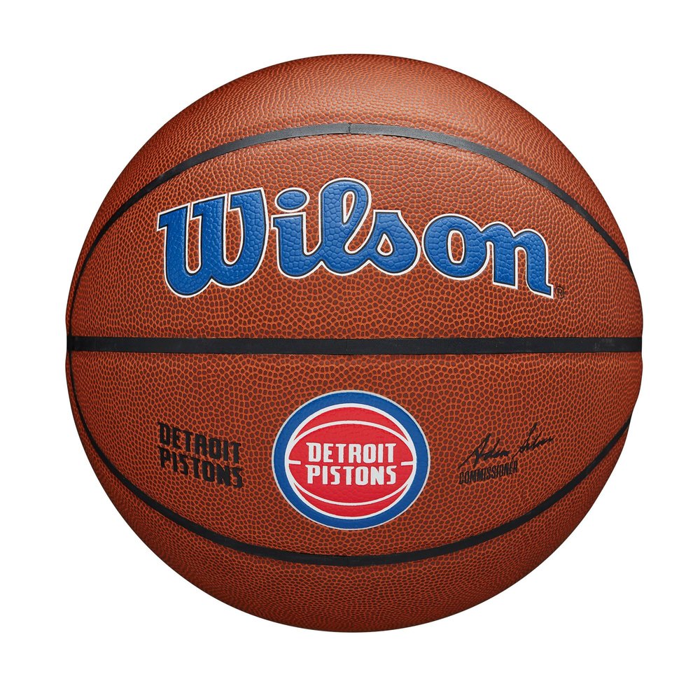 WILSON NBA Team Alliance Basketball - Detroit Pistons, Size 7-29.5"