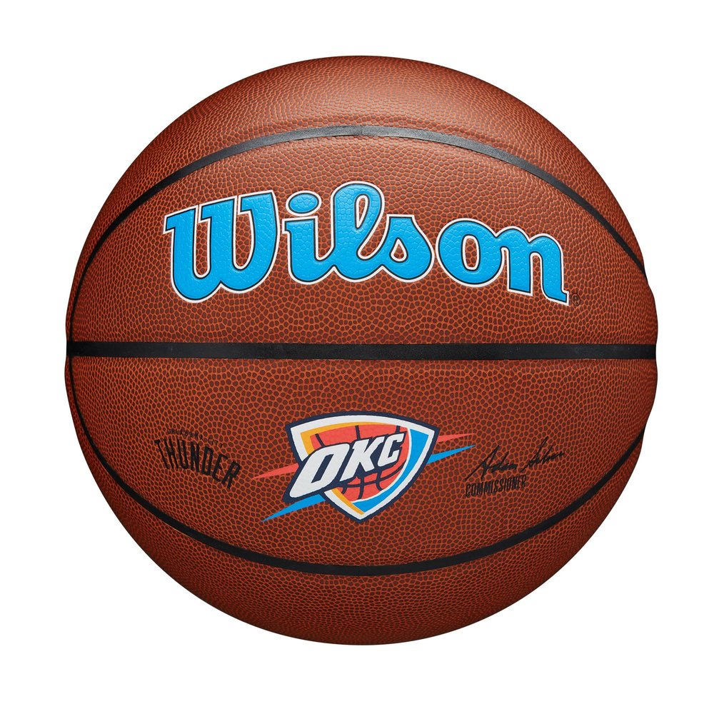 WILSON NBA Team Alliance Basketball - Oklahoma City Thunder, Size 7-29.5"