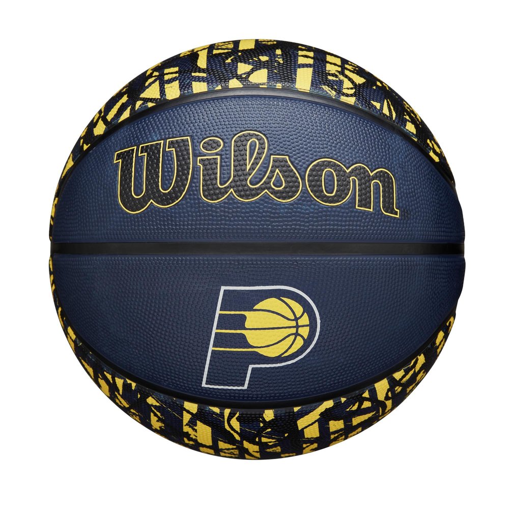 WILSON NBA Team Graffiti Basketball - Indiana Pacers, Size 7-29.5"