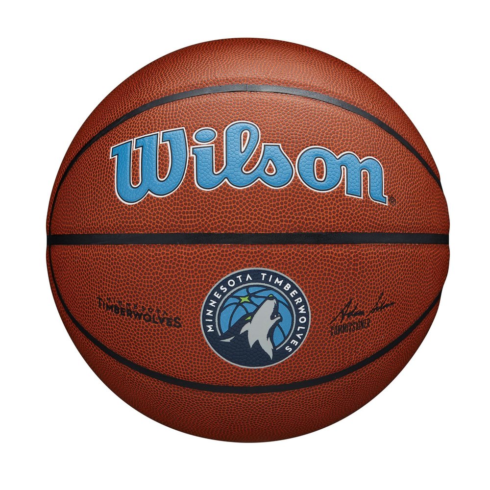 WILSON NBA Team Alliance Basketball - Minnesota Timberwolves, Size 7-29.5"