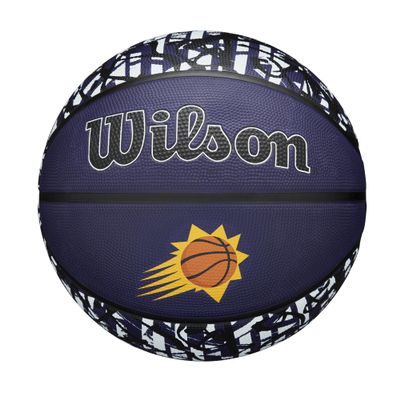 WILSON NBA Team Graffiti Basketball - Phoenix Suns, Size 7-29.5"