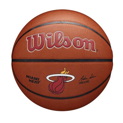 WILSON NBA Team Alliance Basketball - Miami Heat, Size 7-29.5"