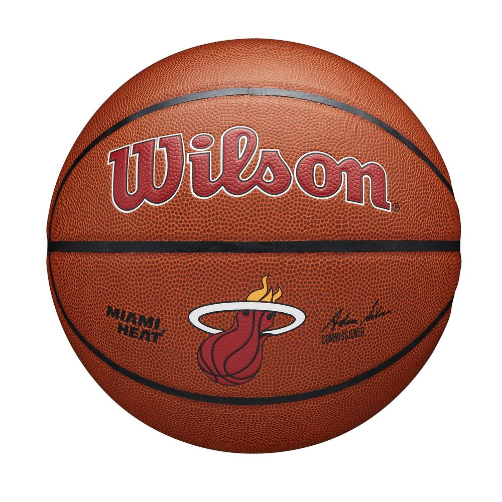WILSON NBA Team Alliance Basketball - Miami Heat, Size 7-29.5"