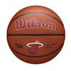 WILSON NBA Team Alliance Basketball - Miami Heat, Size 7-29.5" view 1