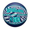 WILSON NBA DRV Plus Dazzle Camo Outdoor Basketball - Indigo/Teal, Size 7-29.5" view 1