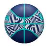 WILSON NBA DRV Plus Dazzle Camo Outdoor Basketball - Indigo/Teal, Size 7-29.5" view 4