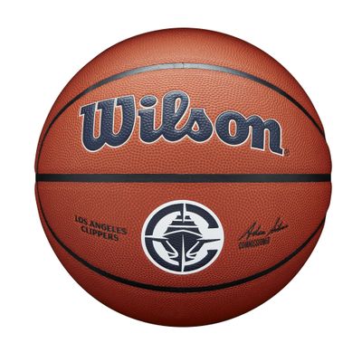 WILSON NBA Team Alliance Basketball - Los Angeles Clippers, Size 7-29.5"