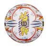 WILSON Graffiti Peace Volleyball - Official Size, White/Orange view 4