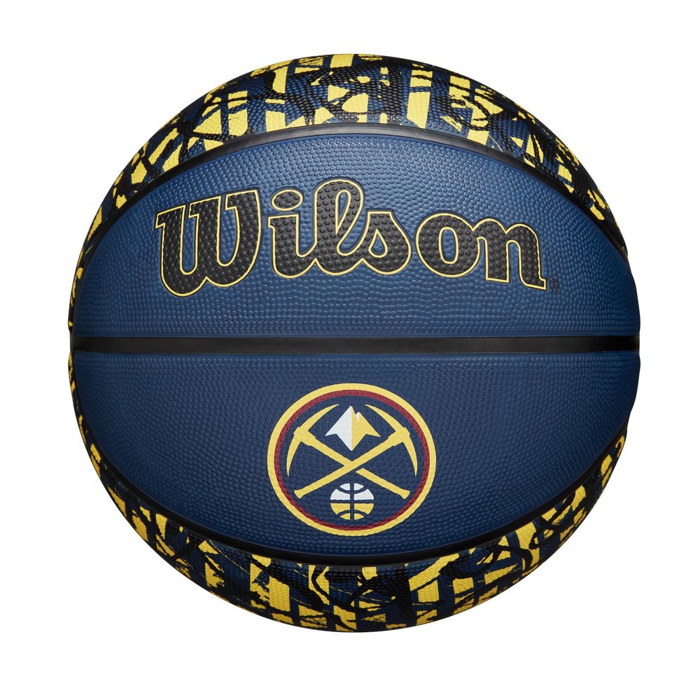 WILSON NBA Team Graffiti Basketball - Denver Nuggets, Size 7-29.5"