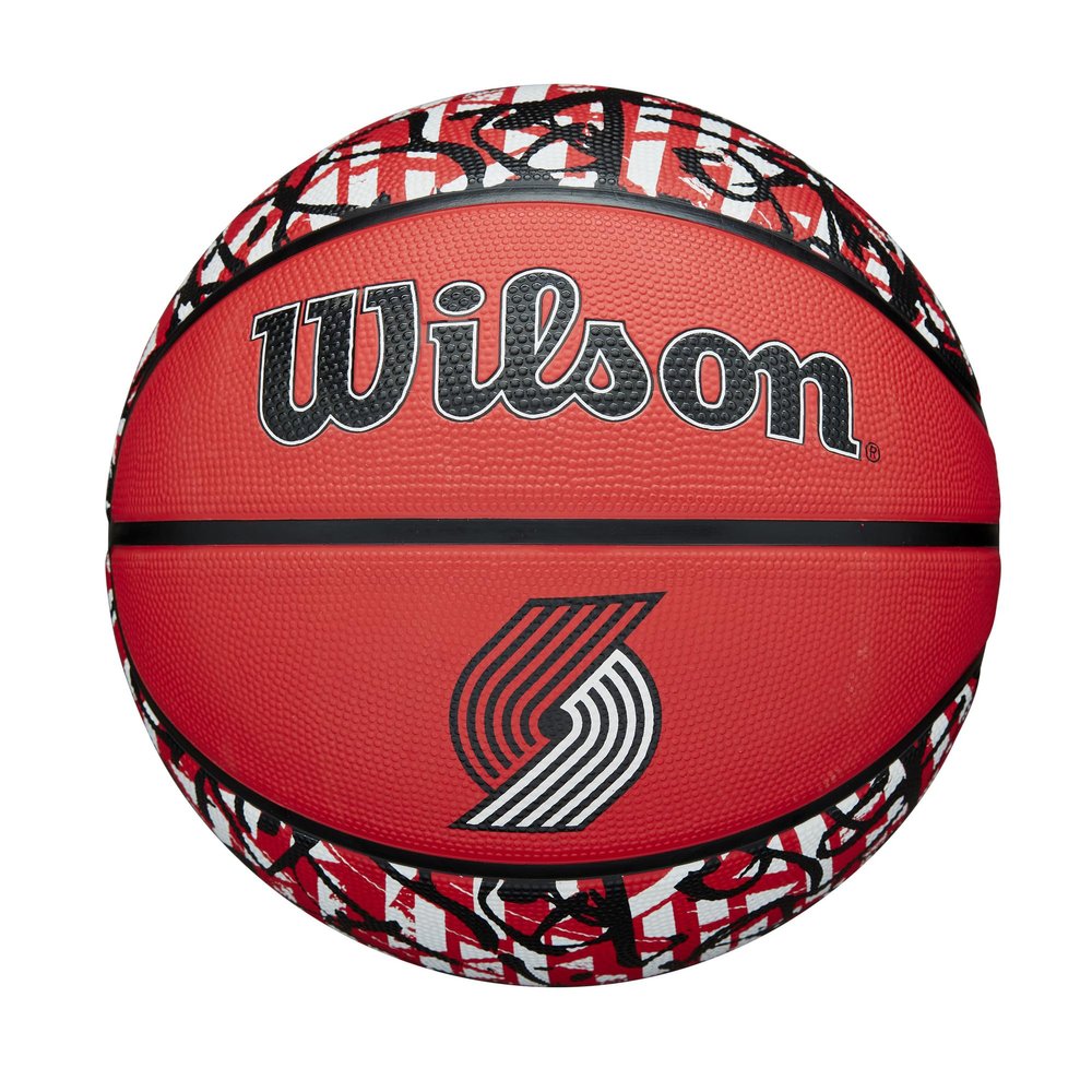WILSON NBA Team Graffiti Basketball - Portland Trailblazers, Size 7-29.5"