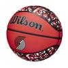 WILSON NBA Team Graffiti Basketball - Portland Trailblazers, Size 7-29.5" view 3