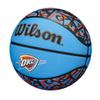 Wilson NBA Team Graffiti Basketball - Oklahoma City Thunder, Size 7-29.5" view 3