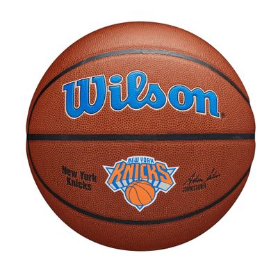 WILSON NBA Team Alliance Basketball - New York Knicks, Size 7-29.5"