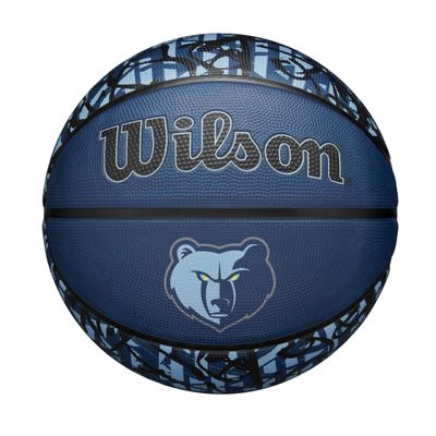 Wilson NBA Team Graffiti Basketball - Memphis Grizzlies, Size 7-29.5"