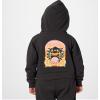 Rip Curl Girls' Standard Fit Pullover Hooded Sweatshirt, Washed Black Rainbow view 2