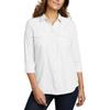 Eddie Bauer Women's Departure Stretch Moisture Wicking Long Sleeve Shirt with UPF 50 (US, Alpha, XX-Large, Regular, Regular, White) view 1
