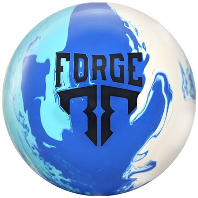 Bowlerstore Products Motiv PRE-DRILLED Subzero Forge Bowling Ball - Royal Blue/Teal/Arctic White Solid 14lbs