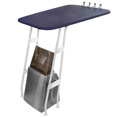 Oceansouth Heavy Duty T-Top - 1 3/4'' Aluminum Frame (White Powder Coated, Navy Blue)(63"/43")