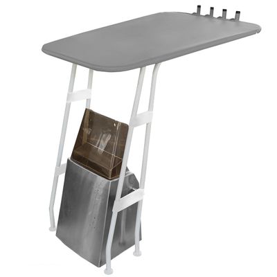 Oceansouth Heavy Duty T-Top - 1 3/4'' Aluminum Frame (White Powder Coated, Dark Gray)(63"/43")