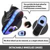 Roller Skate Shoes for Kids Boys Girls LED Roller Sneakers Light Up Fashion Flashing Wheels Shoes Rechargeable view 4