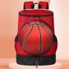 Basketball Backpack, All in One Football Backpack, Waterproof Soccer Backpack | Sports Ball Backpack | Sports Equipment Bag | Outdoor Sports Backpack for Practices and view 3