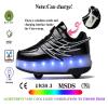 Roller Skate Shoes for Kids Boys Girls LED Roller Sneakers Light Up Fashion Flashing Wheels Shoes Rechargeable view 2