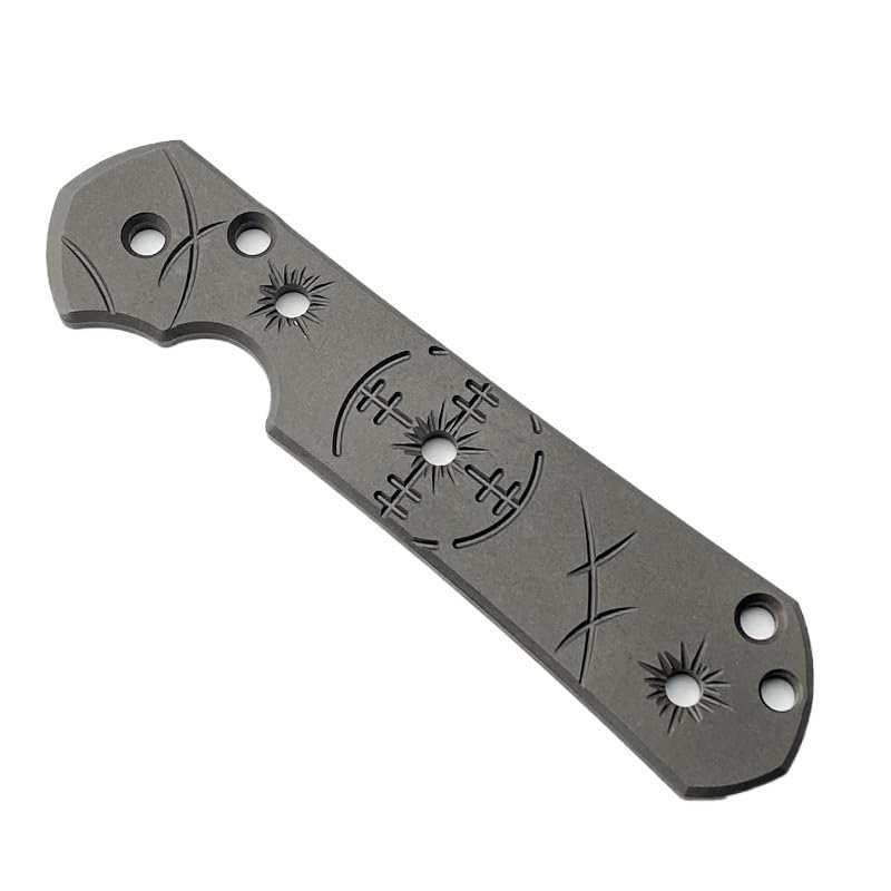 1PC Titanium Scale Fits for Chris Reeve Large Sebenza 21, CNC Handle Patch DIY Replacement Accessory