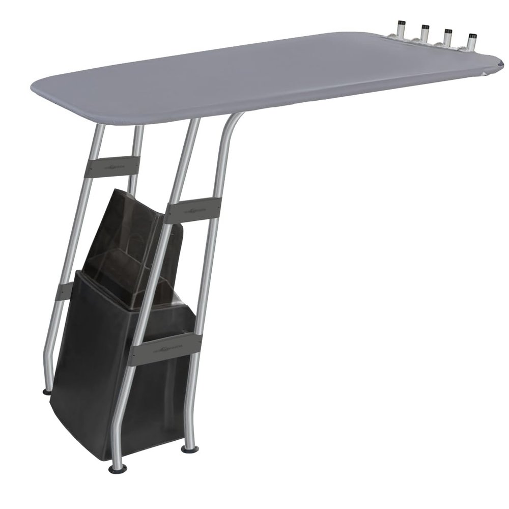 Oceansouth Heavy Duty T-Top - 1 3/4'' Aluminum Frame (Gray Powder Coated, Dark Gray)(63"/43")