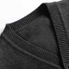 AIMAOMI Cotton Chunky Ribbed Knitted Cardigan for Boys & Girl Baby Girls' and Toddler Bow Pocket Cardigan Navy (GY2, 3-4 Years) view 2