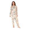 ALAZA Halloween Gnome Maple Leaf Adult Onesie Pajamas Jumpsuit Unisex One-Piece Pajamas for Women Men L Multi view 2