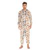 ALAZA Halloween Gnome Maple Leaf Adult Onesie Pajamas Jumpsuit Unisex One-Piece Pajamas for Women Men L Multi view 3