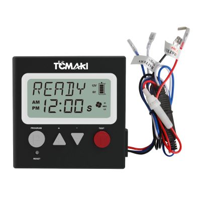Game Feeder Digital Timer, Deer Feeder Timer, 6V/12V Kit for Goat Feeding, 8 Feed Time Program, Adjustable Motor Speed & Feeding Duration, DIY Hunting Feeding Schedule