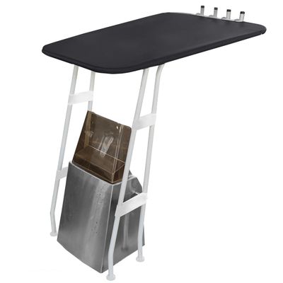 Oceansouth Heavy Duty T-Top - 1 3/4'' Aluminum Frame (White Powder Coated, Black)(63"/43")