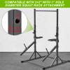 SELEWARE Adjustable Pull Up Station, Dip Station with Multi Grip Handles view 2