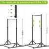 SELEWARE Adjustable Pull Up Station, Dip Station with Multi Grip Handles view 4