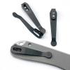1PC TitaniumPocket Clip Fits for CIVIVI C907, Deep Carry Back Clip With 3PCS Stainless Steel Screws view 4