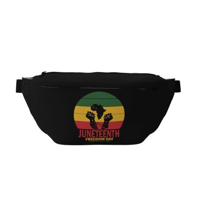 Juneteenth Day Freedom 1865 Waist Pack Crossbody Fanny Pack Large Waist Bag Men Women Belt Bag For Running Walking Traveling