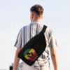 Juneteenth Day Freedom 1865 Waist Pack Crossbody Fanny Pack Large Waist Bag Men Women Belt Bag For Running Walking Traveling view 3