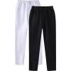 Men's Casual Sweatpants 2 Pack Trousers Heavyweight Fleece Jogger Pants Elastic Waist Drawstring Gym Workout Pants view 2