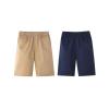 Kids Pull-On Shorts Boys Girls Elastic Waist Pull-Up Quick ry Lightweight Running Athletic Shorts (Navy, 3-4 Years) view 3
