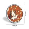 Personalized Buttons Lapel Pin Button Badge,print Lapel Pin for Men,Memorial Pin,Round Badge Wedding Sympathy Gift view 2